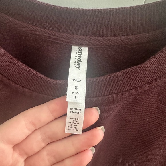 RVCA CROP CREWNECK - Picture 5 of 5